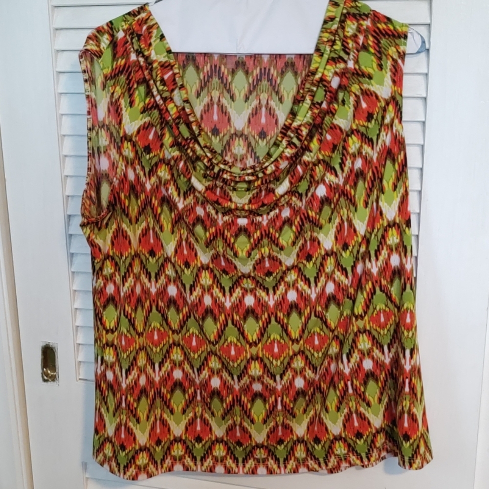 kasper sleeveless blouse 3x.
